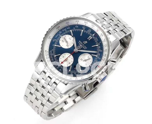 Replica Breitling Navitimer 01 Chronograph Blue Dial Ref: AB0121211B1A1 |  Declock.