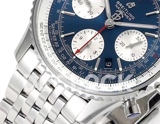 Replica Breitling Navitimer 01 Chronograph Blue Dial Ref: AB0121211B1A1 | Declock.