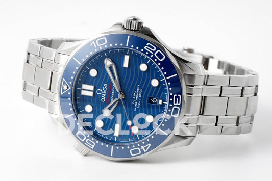 Replica Declock Seamaster Diver 300M SS Blue Ceramic Bezel Blue Dial on SS Bracelet |  Declock.