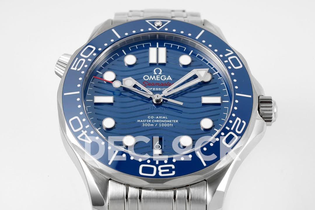 Replica Declock Seamaster Diver 300M SS Blue Ceramic Bezel Blue Dial on SS Bracelet |  Declock.