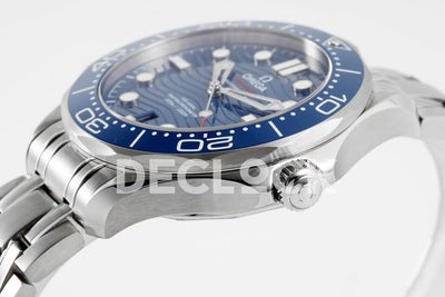 Seamaster Diver 300M SS Blue Ceramic Bezel Blue Dial on SS Bracelet