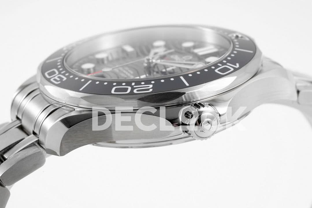 Seamaster Diver 300M SS Black Ceramic Bezel Blue Dial on SS Bracelet