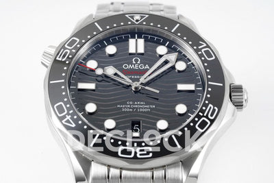 Seamaster Diver 300M SS Black Ceramic Bezel Blue Dial on SS Bracelet