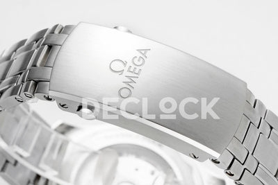 Seamaster Diver 300M SS Black Ceramic Bezel Blue Dial on SS Bracelet