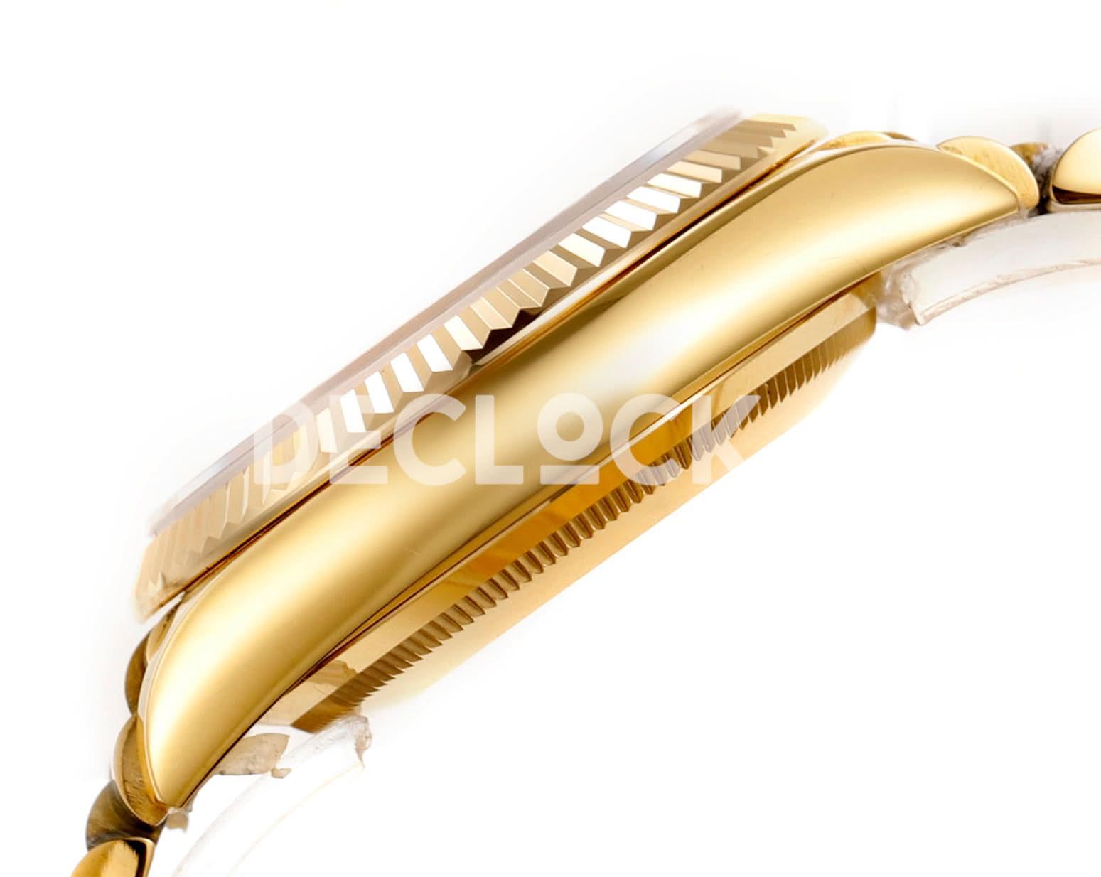 Replica Rolex Day-Date 36 128238 Diamond Dial in YG |  Declock.