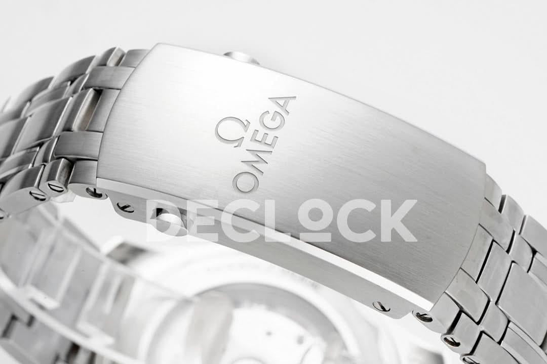 Replica Declock Seamaster Diver 300M SS Blue Ceramic Bezel White Dial on SS Bracelet |  Declock.