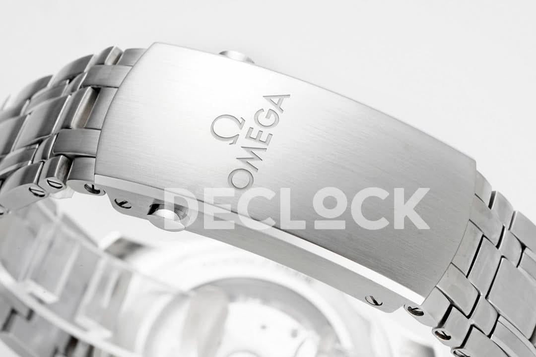 Replica Declock Seamaster Diver 300M SS Blue Ceramic Bezel Gray Dial on SS Bracelet |  Declock.