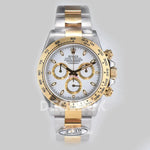 Daytona 116503LN White Dial in Steel/Yellow Gold