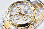 Daytona 116503LN White Dial in Steel/Yellow Gold