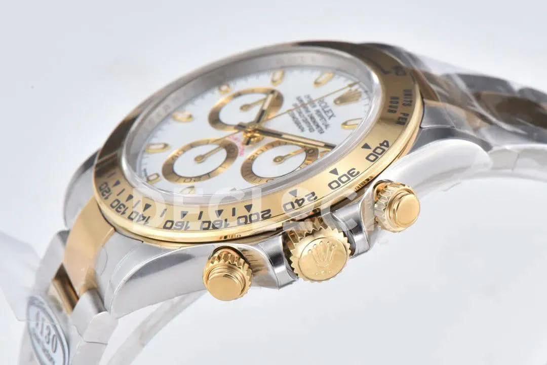 Replica Rolex Daytona 116503LN White Dial in Steel/Yellow Gold |  Declock.