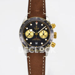 Black Bay Chrono S&G Ref: M79363N on Leather Strap