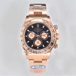 Daytona 116505 Black Dial in Everose Gold