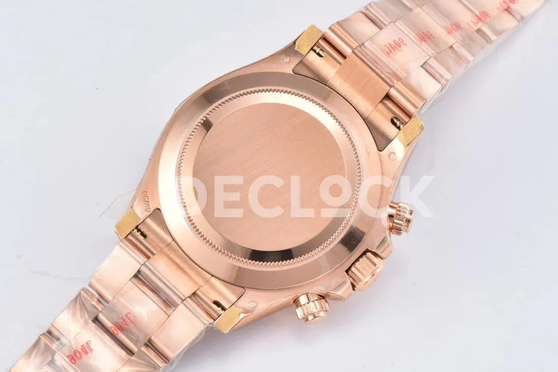 Replica Rolex Daytona 116505 Black Dial in Everose Gold