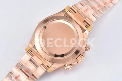 Replica Rolex Daytona 116505 Black Dial in Everose Gold
