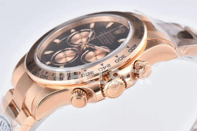 Replica Rolex Daytona 116505 Black Dial in Everose Gold