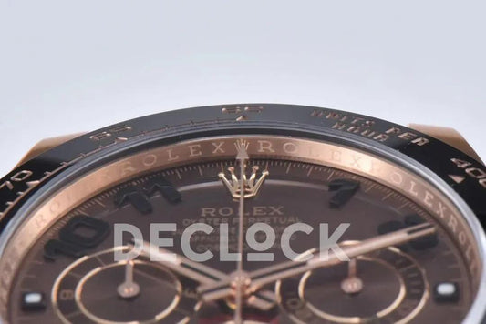Replica Rolex Daytona 116515LN Chocolate Dial in Everose Gold | Declock.