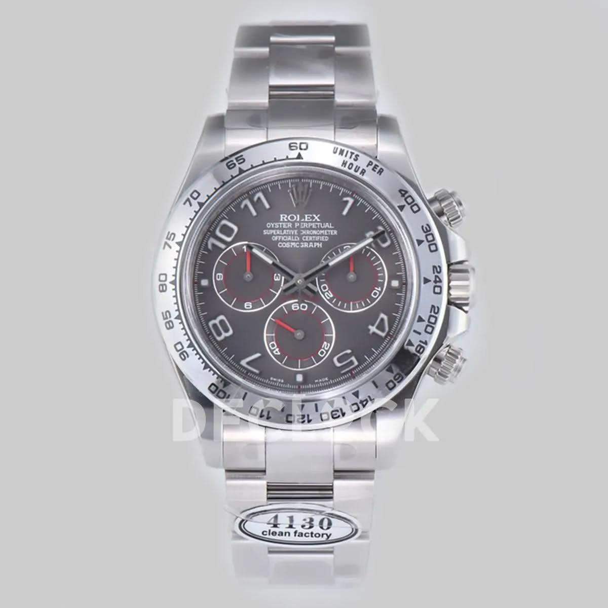 Replica Rolex Daytona 116509 Slate Grey Dial in White Gold |  Declock.