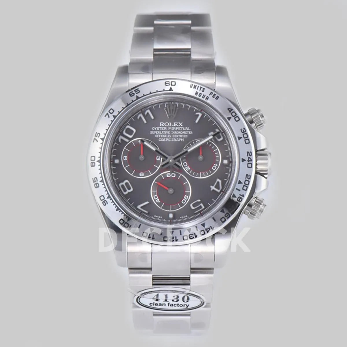 Replica Rolex Daytona 116509 Slate Grey Dial in White Gold