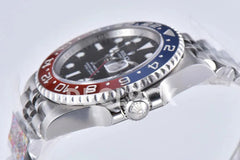 Replica Rolex GMT Master II 126710 BLRO ‘Pepsi’ Black Dial in Jubilee Bracelet