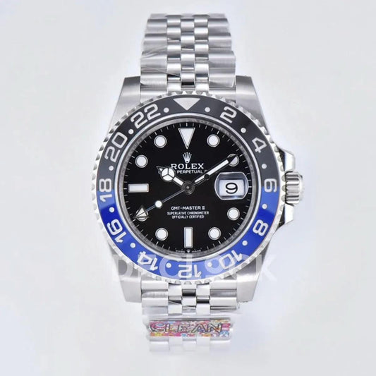 Replica Rolex GMT Master II 126710 BLRO ‘Batman’ Black Dial in Jubilee Bracelet |  Declock.