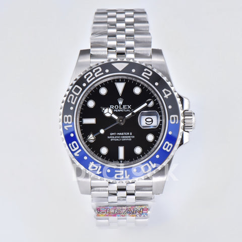 GMT Master II 126710 BLRO ‘Batman’ Black Dial in Jubilee Bracelet