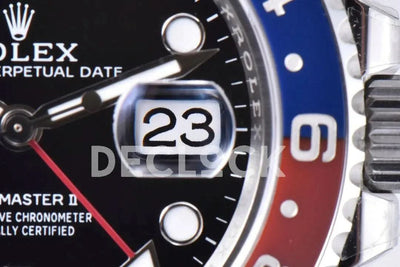 Replica Rolex GMT Master II 126710 BLRO ‘Pepsi’ Black Dial in Jubilee Bracelet