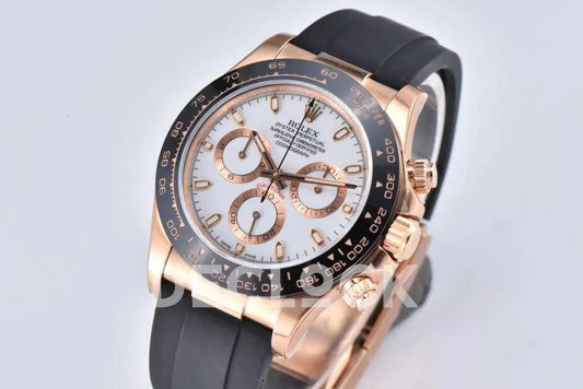 Replica Rolex Daytona 116515LN Pink/White Dial in Everose Gold |  Declock.
