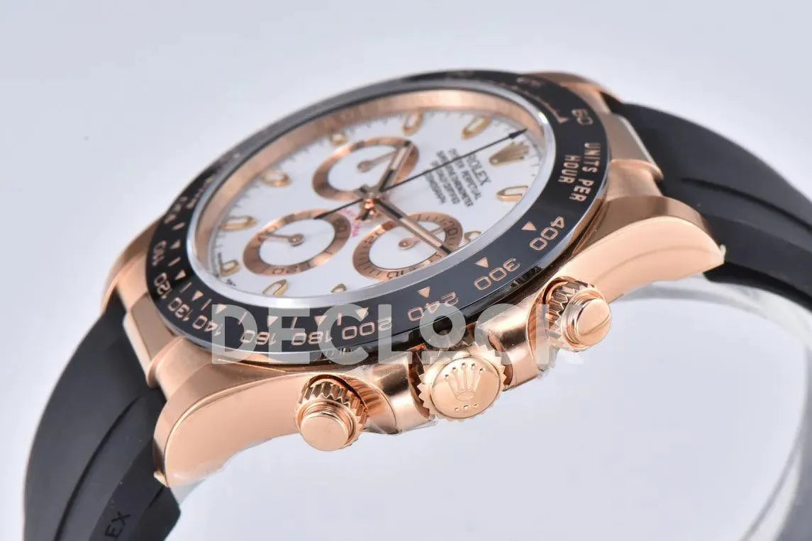 Daytona 116515LN Pink/White Dial in Everose Gold