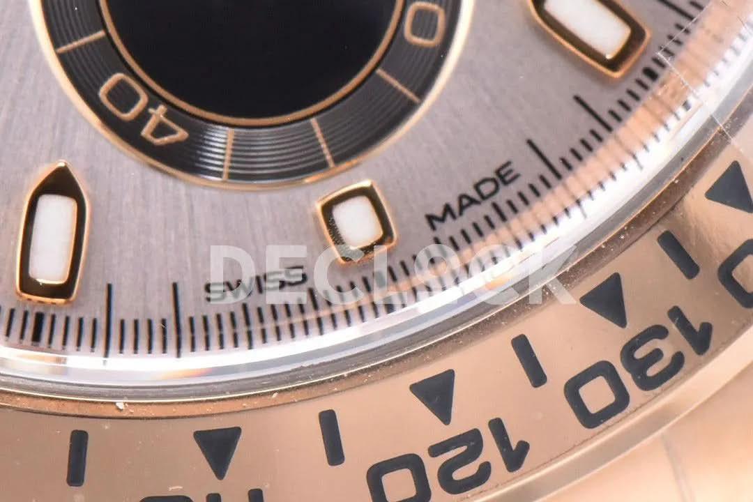 Replica Rolex Daytona 116505 Silver Dial in Everose Gold |  Declock.