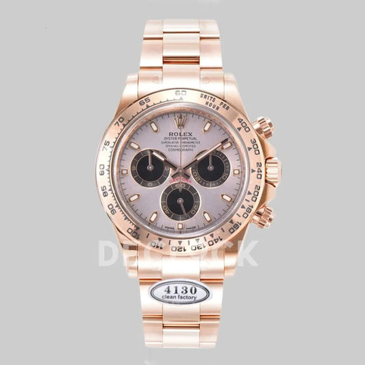 Replica Rolex Daytona 116505 Silver Dial in Everose Gold |  Declock.