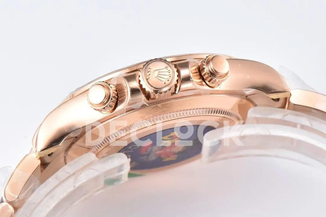 Replica Rolex Daytona 116505 Silver Dial in Everose Gold |  Declock.