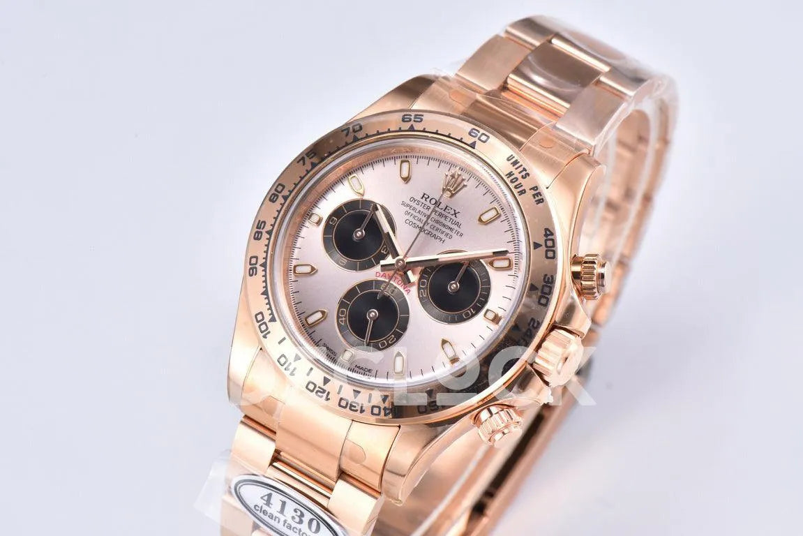 Replica Rolex Daytona 116505 Silver Dial in Everose Gold