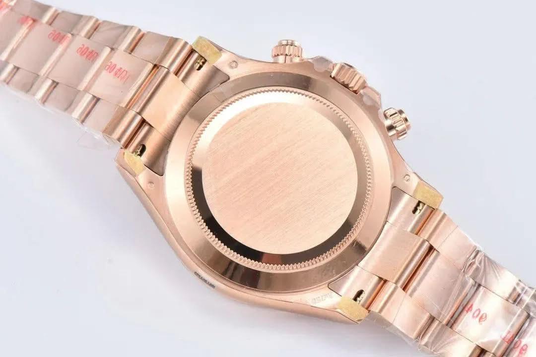 Replica Rolex Daytona 116505 Sundust Dial in Everose Gold |  Declock.