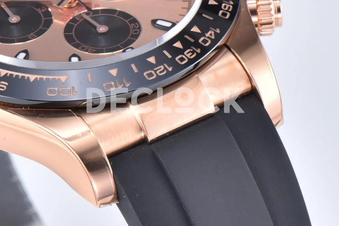 Replica Rolex Daytona 116515LN Sundust Dial in Everose Gold