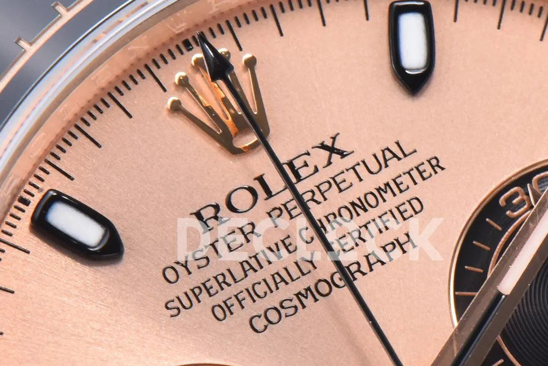 Replica Rolex Daytona 116515LN Sundust Dial in Everose Gold