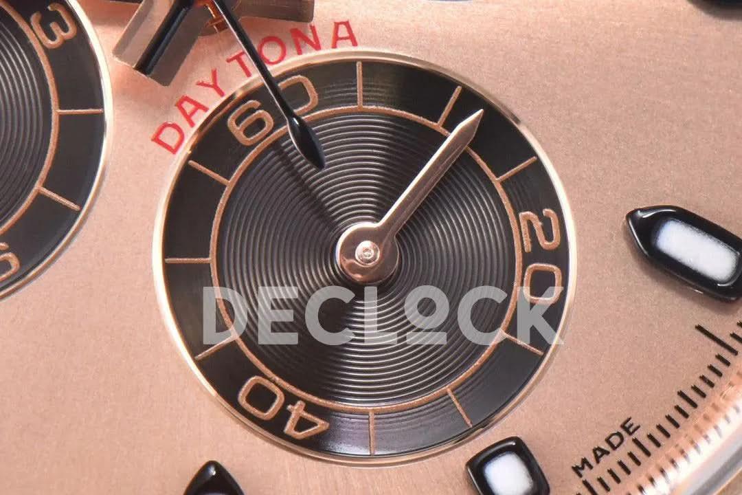 Replica Rolex Daytona 116515LN Sundust Dial in Everose Gold |  Declock.