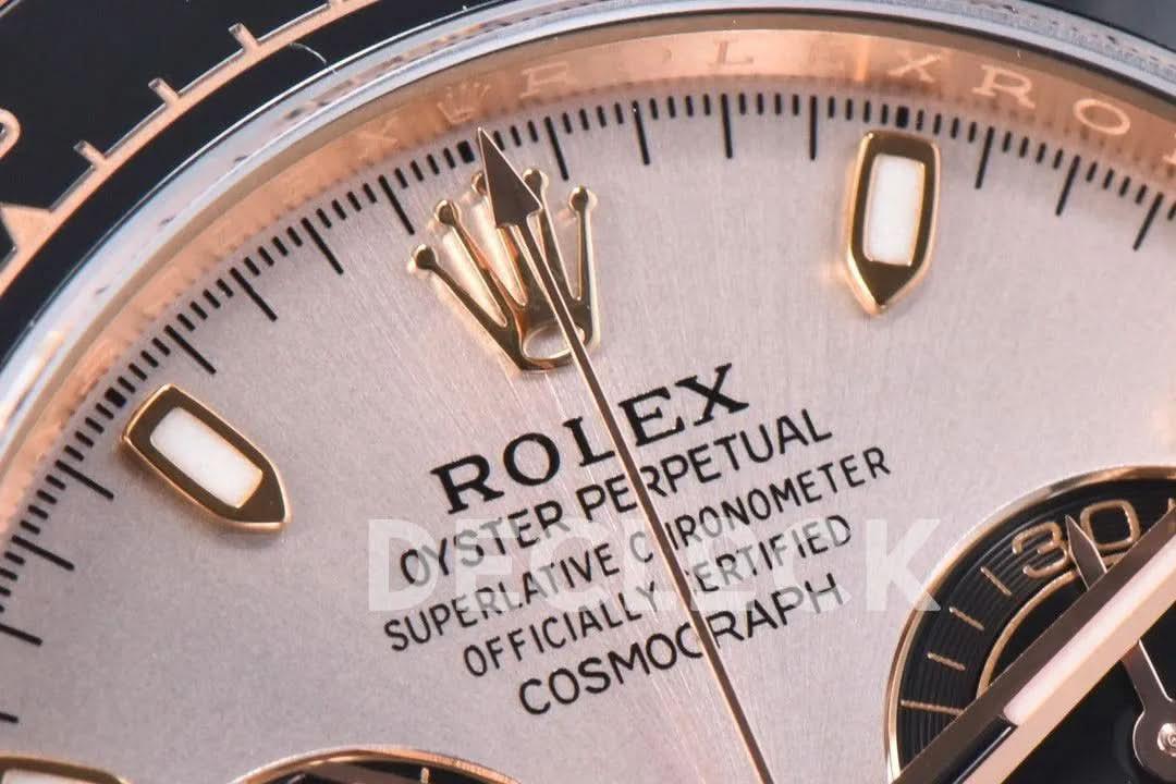 Replica Rolex Daytona 126515LN Sundust Dial in Everose Gold |  Declock.