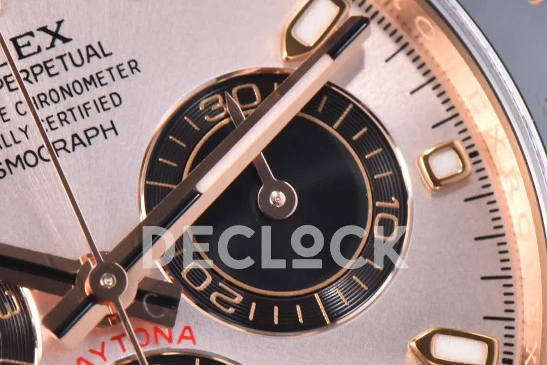 Replica Rolex Daytona 126515LN Sundust Dial in Everose Gold |  Declock.