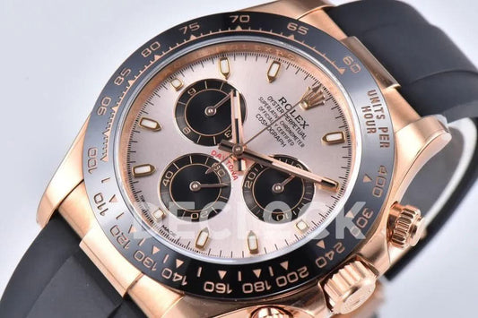 Replica Rolex Daytona 126515LN Sundust Dial in Everose Gold | Declock.
