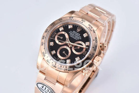 Replica Rolex Daytona 126505 Black Dial in Everose Gold | Declock.