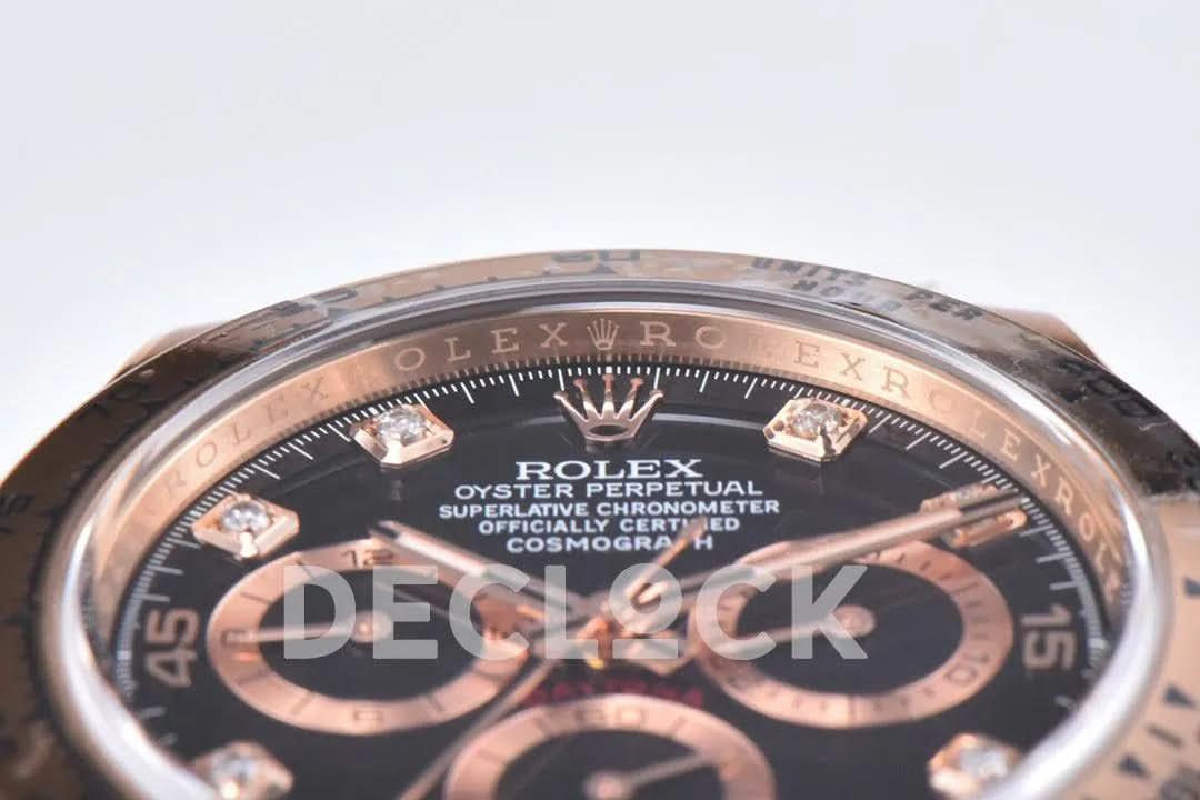 Replica Rolex Daytona 126505 Black Dial in Everose Gold |  Declock.