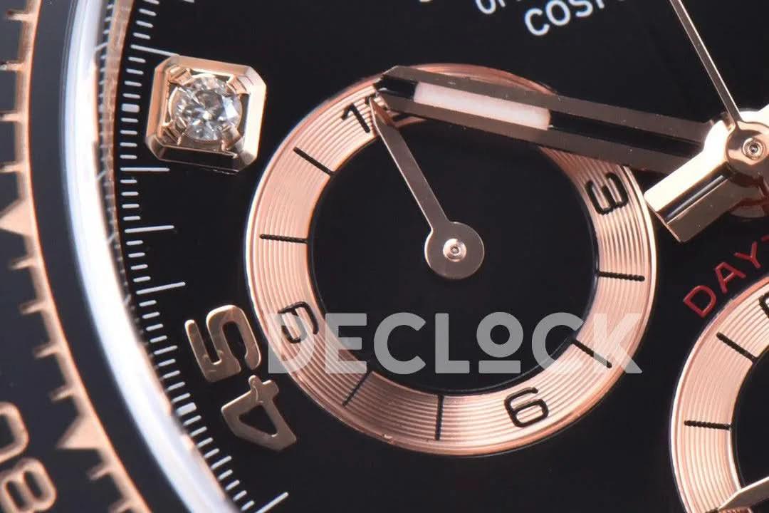 Replica Rolex Daytona 126505 Black Dial in Everose Gold |  Declock.