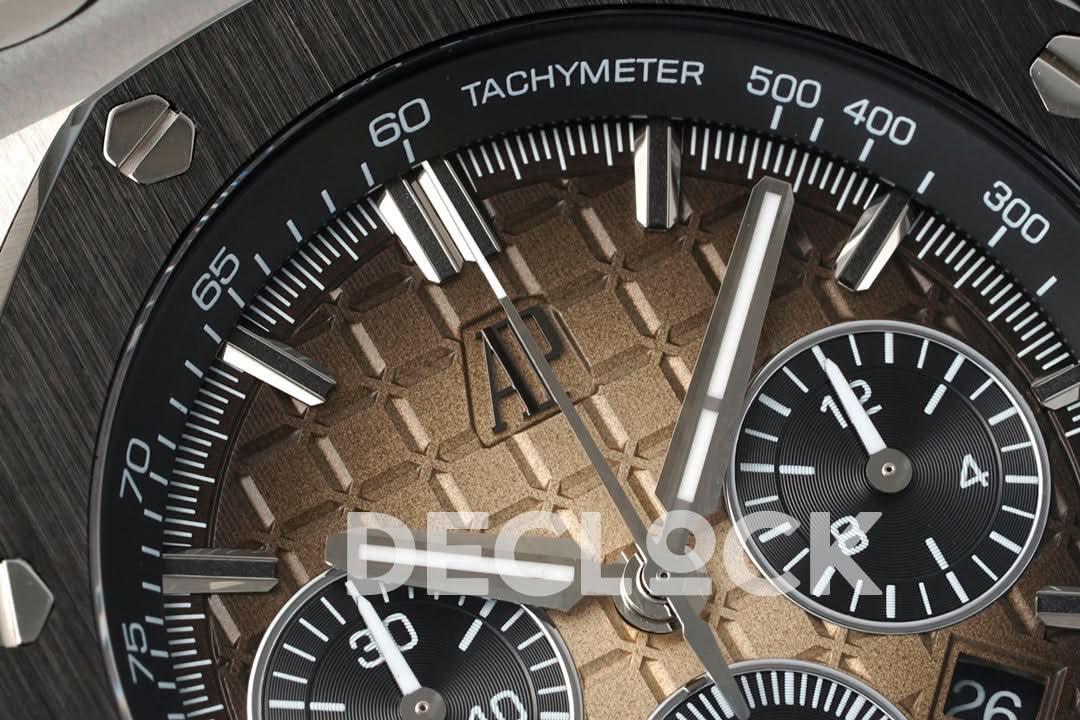 Replica Audemars Pigeut Royal Oak Offshore Novelty 43mm Smoked Light Brown Dial Ref. 26420SO.OO.A600CA.01 |  Declock.