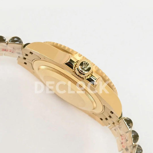 Replica Rolex GMT-Master II 126718GRNR 18K Yellow Gold |  Declock.