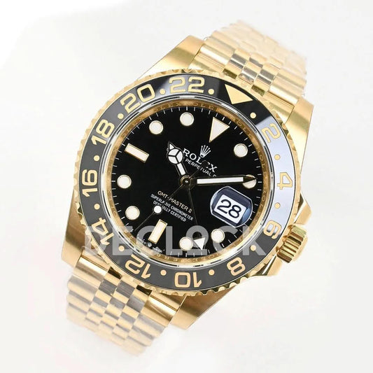 Replica Rolex GMT-Master II 126718GRNR 18K Yellow Gold |  Declock.