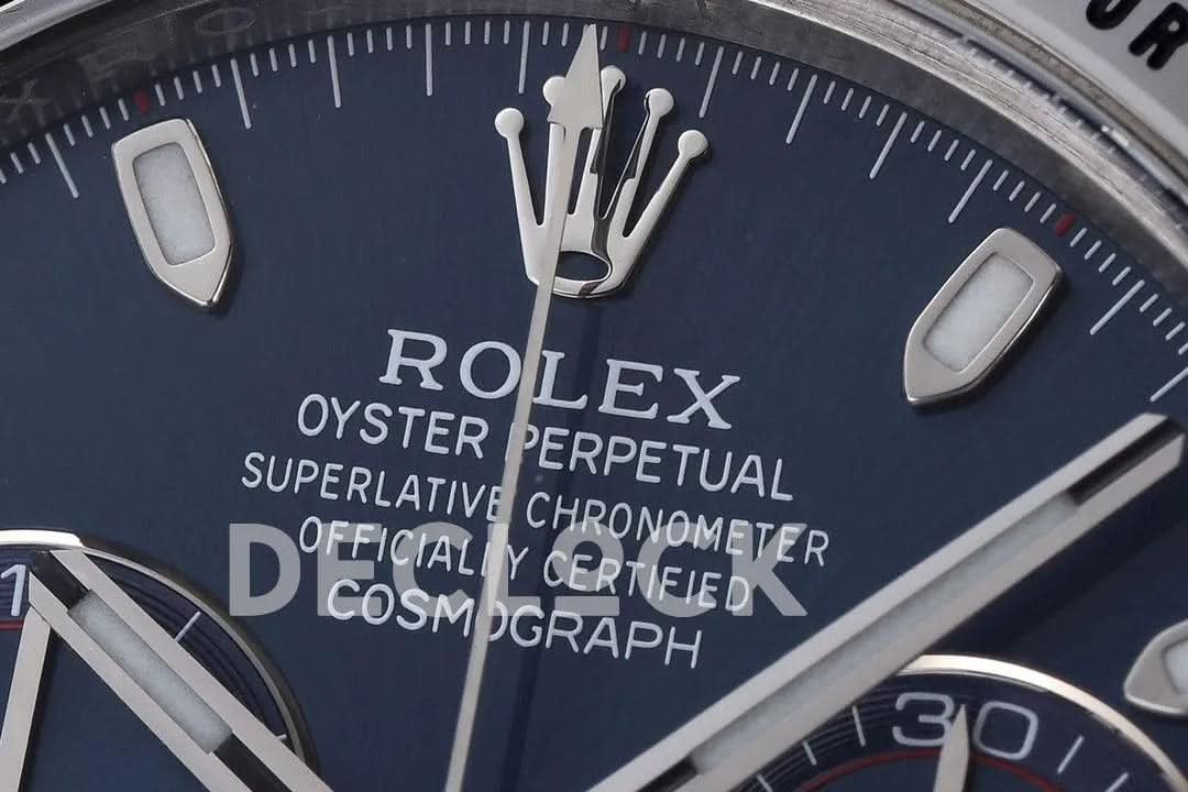 Replica Rolex Daytona 116509 Blue Dial in White Gold