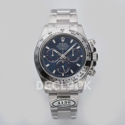 Replica Rolex Daytona 116509 Blue Dial in White Gold