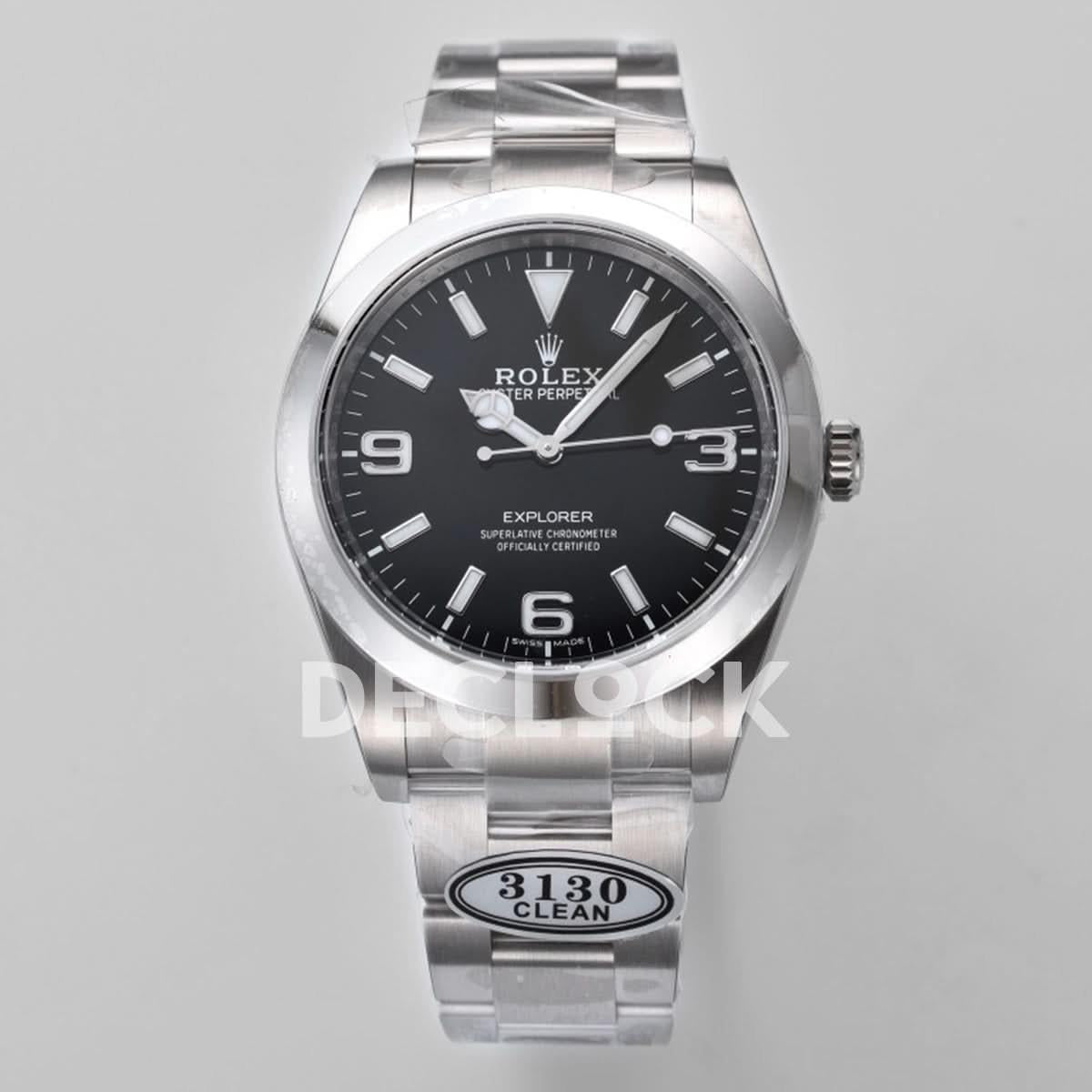 Replica Rolex Explorer I 214270 Black Dial Clean Factory 1:1 |  Declock.