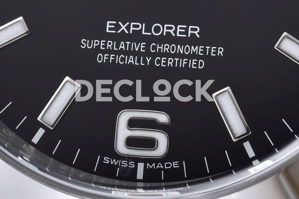Replica Rolex Explorer I 214270 Black Dial Clean Factory 1:1 |  Declock.