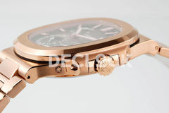 Replica Pattek Philippe Nautilus 5712 RG Brown Dial on RG Bracelet